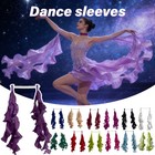 Modern Dance Wrist Cuffs Arm Floats Ribbon Stage Performance Costume Accessorie 