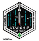 Authentic Spacex -starship Test Flight-super Heavy- Starbase  Tx- Employee Patch