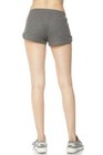New Womens Plus Size Sexy Comfortable Solid Casual Ribbed Shorts
