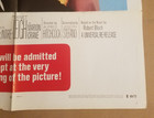 Psycho R 1969 Orig  27x41 1-sheet Movie Poster Alfred Hitchcock R-69 72   Bonus 