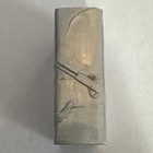 Vintage Wendell August Forge Hammered Aluminum Matchbox Holder Duck Hunting
