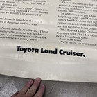 Vintage 1971 Large Toyota Land Cruiser Dealership Poster 38    X 29    Off Roading