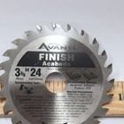 Avanti Finish Cordless Circular Saw Blade Carbide 3-3 8  X 24-tooth A0324x