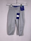 Mizuno Mvp Embroidered Gray Baseball Short Pants Youth Xs Nwt