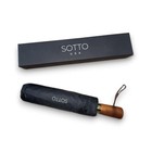 Sotto Classic - Luxury Automatic Umbrella Business Windproof Wooden Black