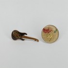 Pink Floyd Enamel Badge Pin Set Of 2 Rock Band Curio Vintage 1970s