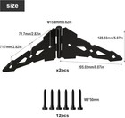 8-inch Gate Hinge  Heavy-duty Door Hinge  Wooden Door Hinge For Patio Wooden Fen