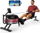 Magnetic Water Rowing Machines For Home 16 Levels Of Quiet Resistance Foldable