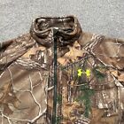Under Armour Jacket Medium Camouflage Realtree Scent Control Hunting Infrared