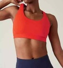 Athleta Ultimate Ease Bra D-dd-vermillion-size L-nwt