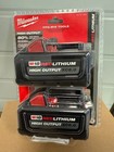Milwaukee M18 Redlithium High Output Xc6 0 Li-ion Battery Pack  2 Pk 