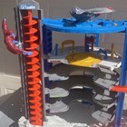 Mattel Fml03 Hot Wheels Super Ultimate Garage Playset Used With Gorilla Nice    