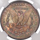 1878-cc  1 Ngc Ms62 Toned Morgan Silver Dollar Carson City Uncirculated