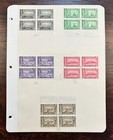 1948-49 Bahama s Postage Stamps  scott  132-142   150-153 Blocks Of 4  Mh