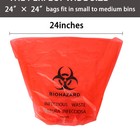 Biohazard Bags    10-gallon Heavy-duty Biohazard Garbage Bags     50-pcs Biohazar   