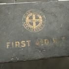 Vtg Mine Safety Appliances Co  First Aid Kit Antique Medical Supplies Box Steel