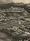 1889 Blackinton Massachusetts Vintage Old Panoramic City Map - 24x36