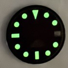 29mm Green Noctilucent Gmt Sterile Watch Dial Fit Nh34 Nh34a Movement Watch Part
