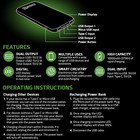 10000mah Fast External Portable Power Bank Backup Battery Charger For Cell Phone