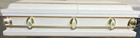 Beautiful White gold Casket Gold Hardware