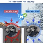 Stedron Starlink Mini Car Mount     Silicone Suction Cup Holder For Vehicle    