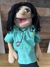 Melissa Doug Hand Puppet Doctor Dr  Susan Nurse Surgeon Scrubs No Rod  Cute Read