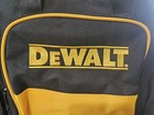 New Embroidered Dewalt Heavy Duty Hard Bottom 16  Tool Bag 16x12x9