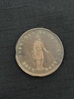 1852 Province Of Canada Quebec 1 Penny Bank Token Deux Sous