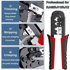 104-piece Crimp Tool Set Red Ethernet Network Cable Crimping Tool Kit With Conne