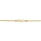 14k Yellow Gold Solid 1 5 Mm Rope Chain Anklet  10 Inch 