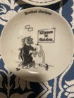 Vintage 1958 Brother Junioer Coasters tidbit Plates Set Of 4