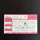 Vintage Ozzy Osborne 1996 Ticket Stub Korn Life If Agony Nashville Tn