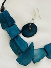 Tagua Nut Handmade Necklace And Earrings Set From Ecuador