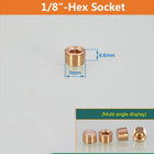 Brass Blanking Plug Pipe End Cap 1 8  1 4  3 8  1 2  3 4  1  2  Bsp Male Thread