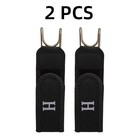 Tactical Metal Hook Elastic Belt Buckle-less Invisible Waist Belt Closure