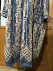 Vtg 30s Kleinhans Beacon Ombr   Blanket Smoking Robe House Deco Xl Abalone Button