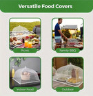 1pc Folding Anti-fly Mesh Food Cover - Dust   Fly Proof For Outdoor Use - New