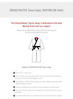Mooto Geum Gang Grand Master Uniform  black-neck  Open Uniform Instructor Dobok