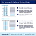 Window Shades - Cordless Mini Blinds Ajustabel To 64  Long - 23  Wide - 43 Inch