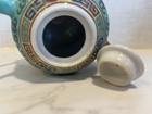 Vintage Hand Painted Embossed Chinese Tea Pot