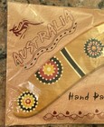 Vintage Australian Hand Painted Returning Boomerang - Wooden