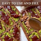 Chocolate Bar Molds Silicone 5 Snap Deep Moulds For Filling Dubai Wax Candy Ener