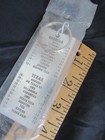 Vintage 1984 Cotton Bowl Classic Georgia  texas Metal Key Ring W  Stats  Sealed 