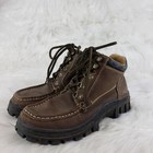 Rugged Outback Brown Leather Boots Womens Size Us 6 Eur 37 5