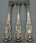 English Sterling Silver King s Pattern Dinner Forks  Set Of 3  London 1831