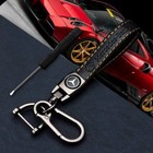 Car Metal leather Keychain Key Ring Key Chain Gift Key Holder For Mercedes Benz