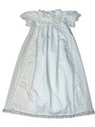 Vintage Alexis White Baptism Christening Long Gown Dress Lace Usa 9 Months