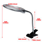 Led Clip-on Magnifying Glass Lamp Floor Stand Adjustable Lighting Reading Lamp