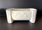 Vintage Mccoy Sand Butterfly Window Trough Planter Ivory Matte Art Deco 1940 s