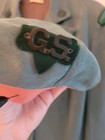 Vintage Girl Scout Leader Blazer skirt Outfit With Hat  And Book 1955